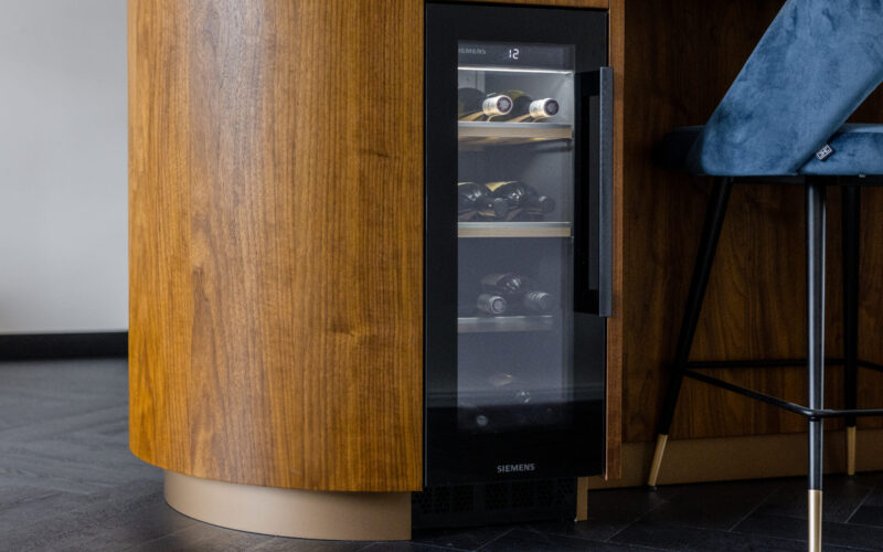 Keuken met organische pantry