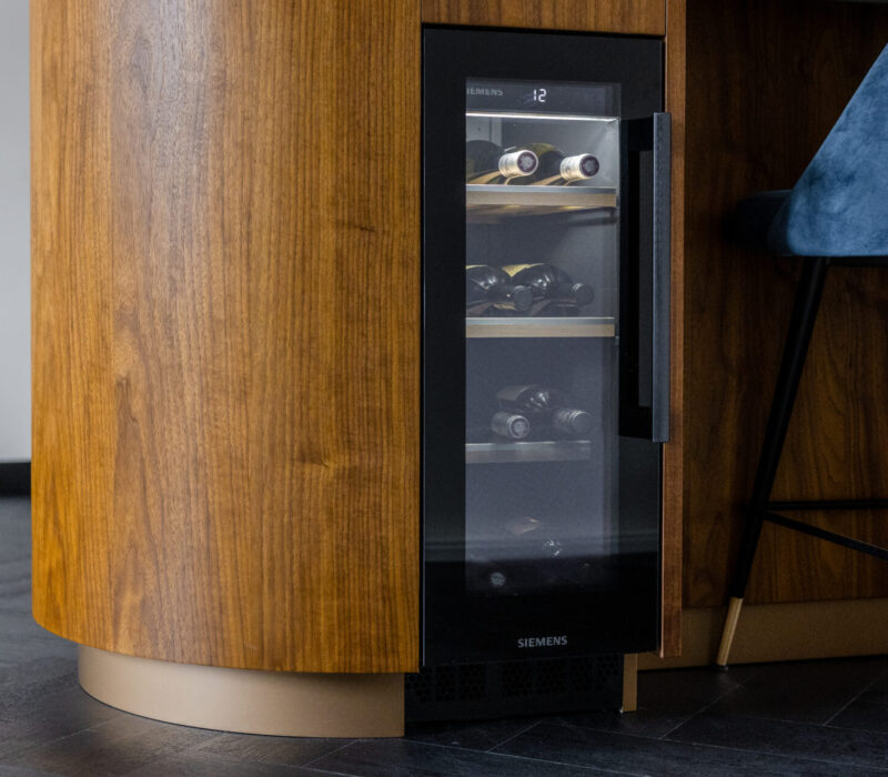 Keuken met organische pantry